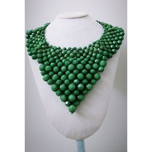 Green Statement Necklace